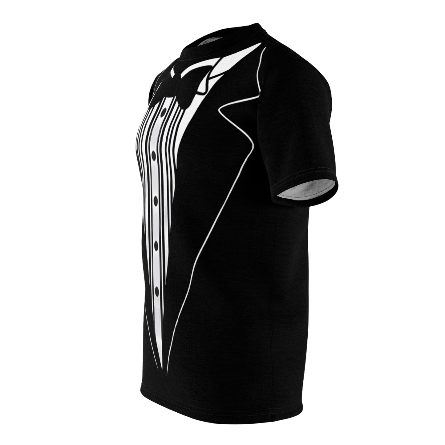 Formal Tuxedo Tee - Unisex Cut & Sew, Perfect for Weddings, Parties, Fun Events, Holiday Celebrations, Dressy Casual Wear