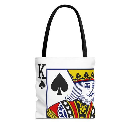 Ace of Spades Tote Bag - Stylish Gamer, Unique Gift for Card Lovers, Eco-Friendly Shopping Bag, Party Accessory