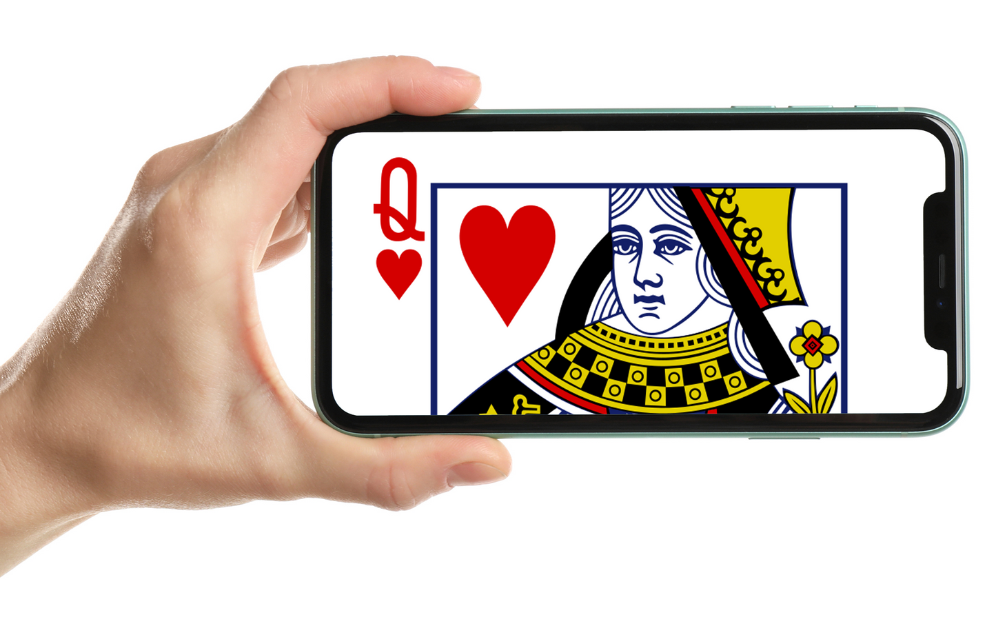 Is This Your Card? - QR Code - Queen of Hearts - Unisex Softstyle T-Shirt